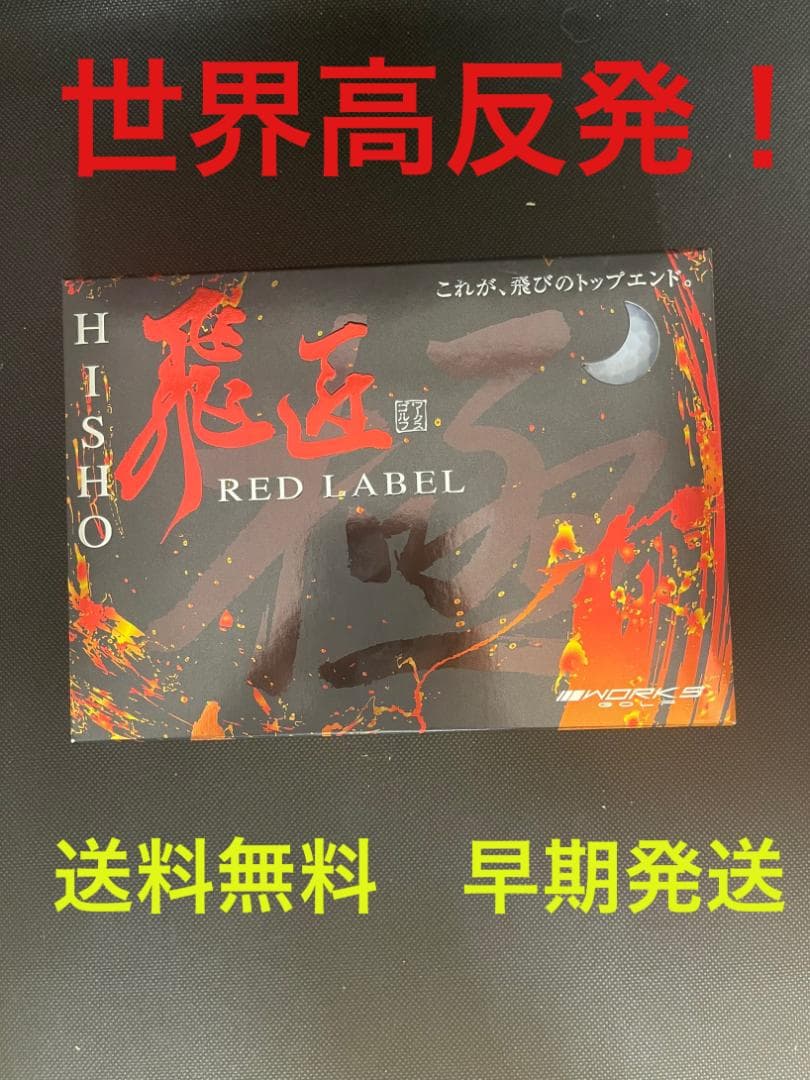 【２ダース】　高反発ボール ワークス 飛匠　2023 ボールカラー 白