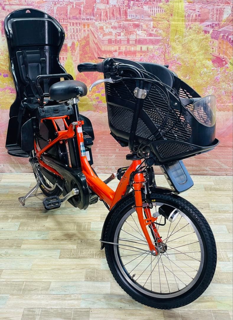 ZK3705 電動自転車 ブリヂストン アンジェリーノ 子供乗せ 20インチ