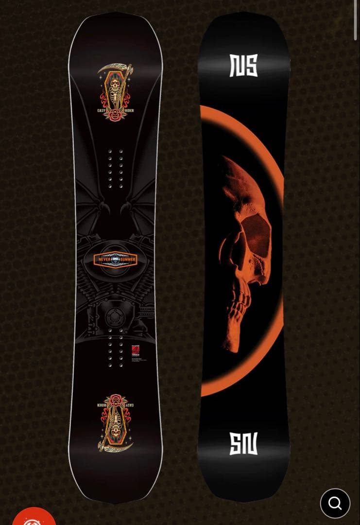 新品未使用 NEVERSUMMER EASY RIDER 154cm