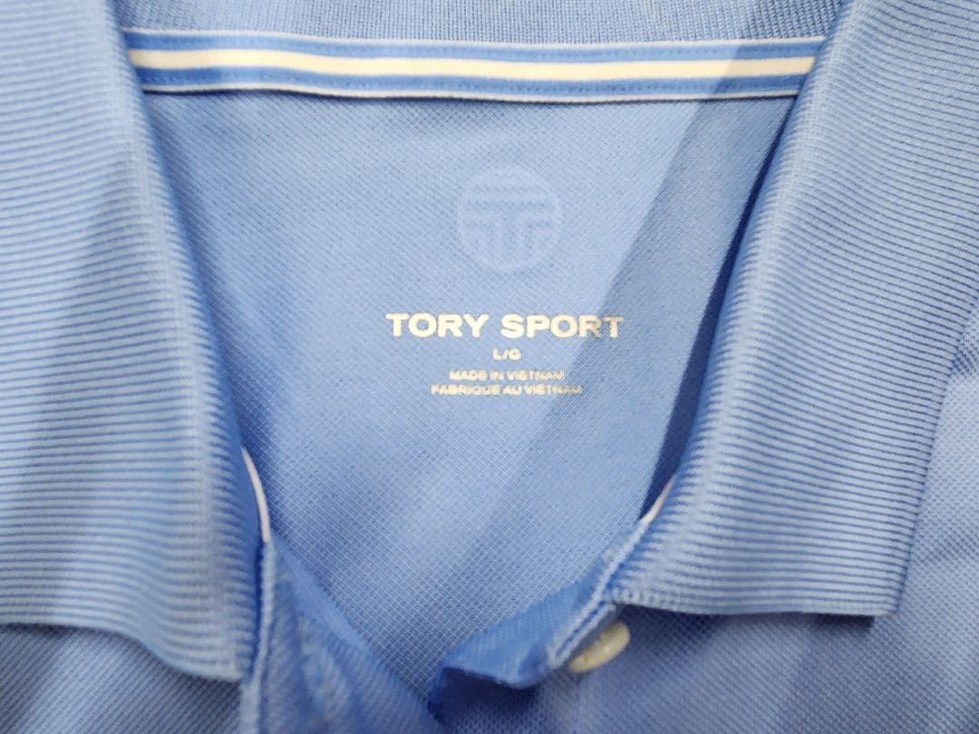 TORY SPORT ライトブルーポロシャツ