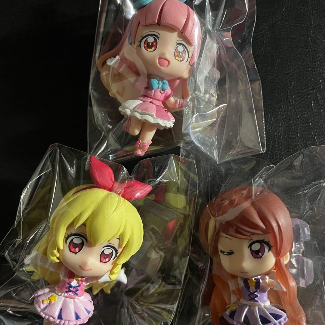 アイカツ 星宮いちご 紫吹蘭 友希あいね フィギュア A賞 あそーと フレンズ