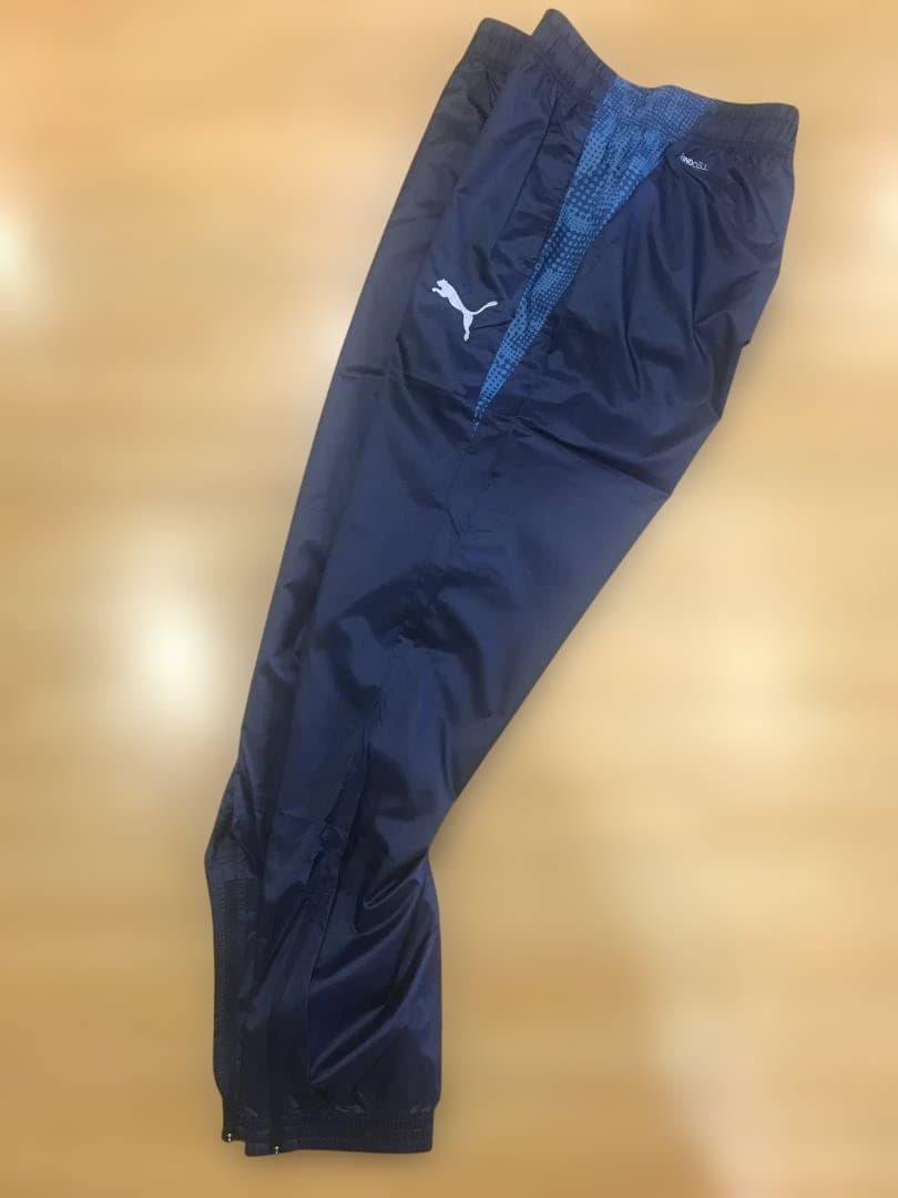 PUMA ジップアップ ドライセル ピステ 上下セット ネイビ　ＸＬサイズ