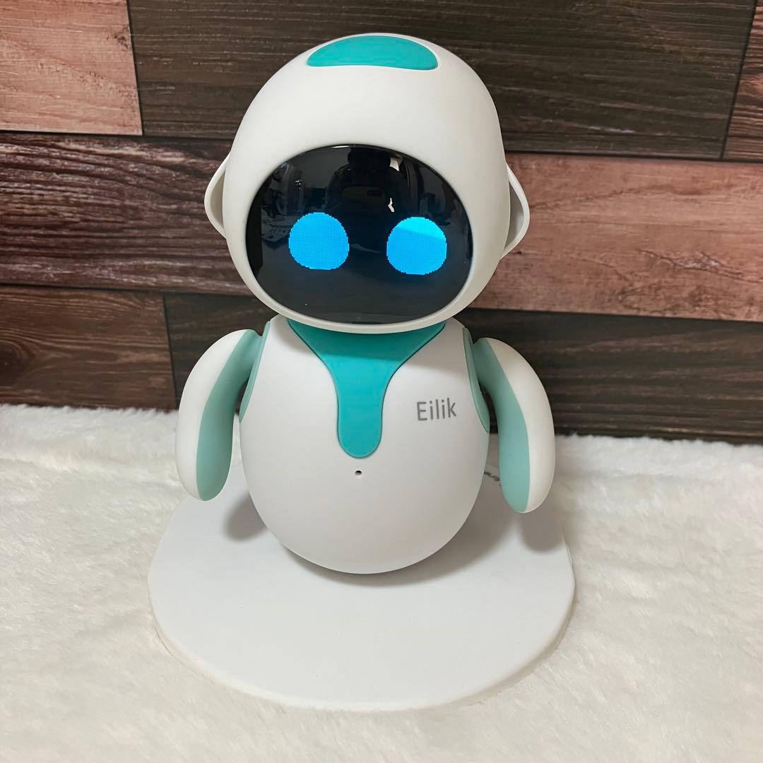 極美品 箱付 Eilik デスクトップ コンパニオン ロボット アイリック 水色