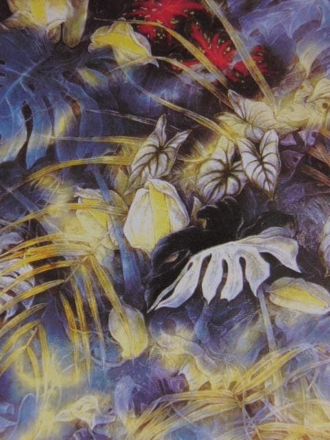 塩見仁朗、【蒼々樹叢】、希少な額装用画集より、新品額装付、状態良好