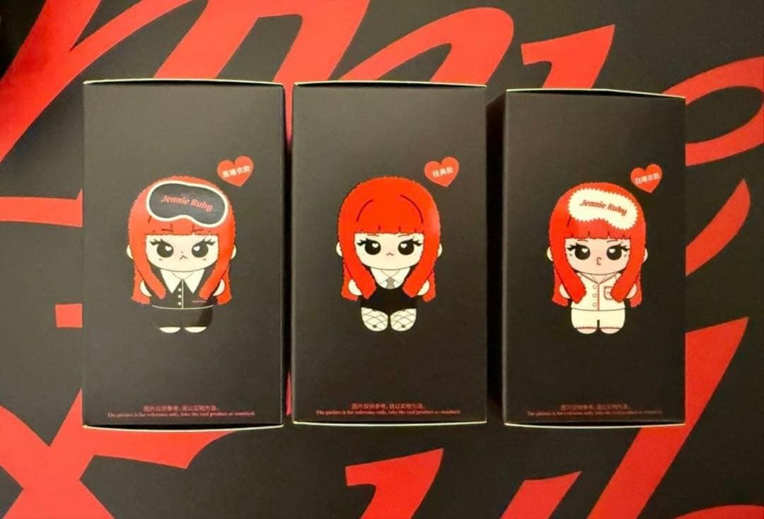 BLACKPINK MINISO 中国上海限定　ジェニ　ぬいぐるみ　3個セット
