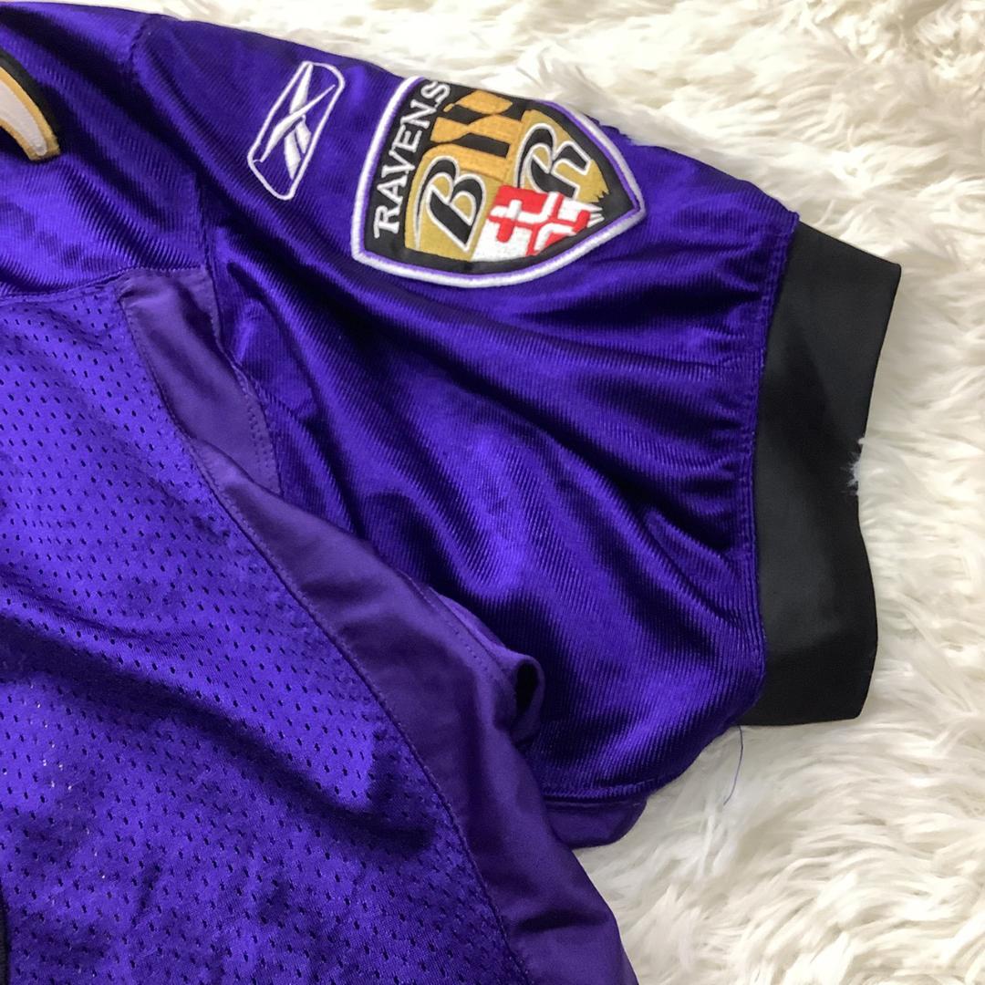 NFL リーボック ボルチモアレイブンズ ゲームシャツ 大きめ メッシュ