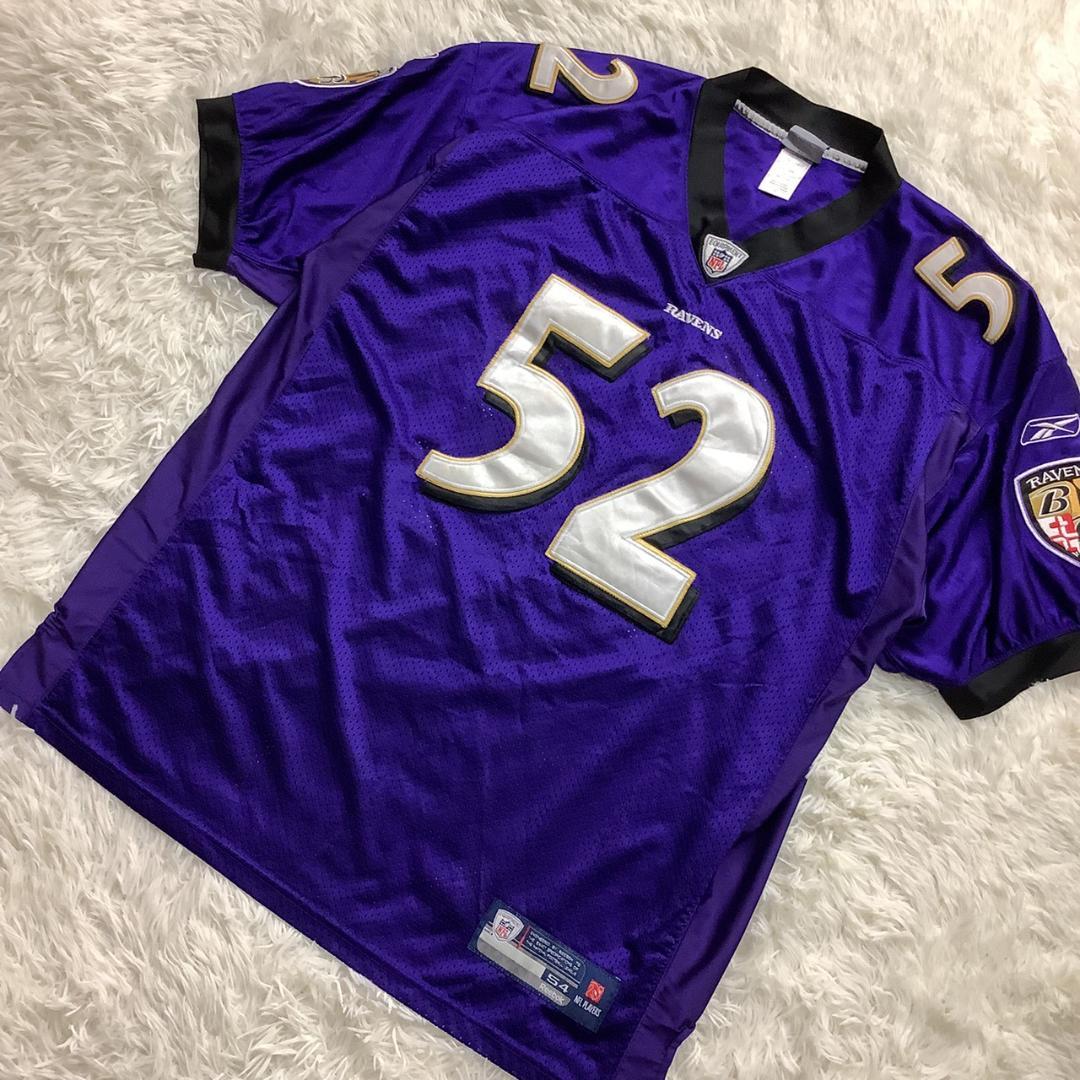 NFL リーボック ボルチモアレイブンズ ゲームシャツ 大きめ メッシュ