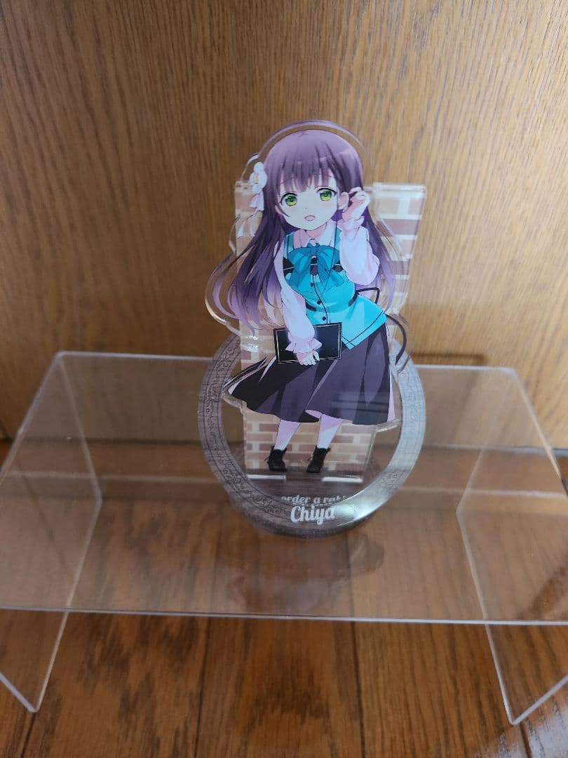 ごちうさ チヤ 立体アクリルスタンド・缶バッジ6点セット