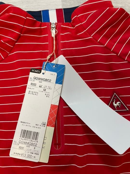 14,300円　ルコックゴルフ　長袖　ハイネックシャツ　Mサイズ　レディース