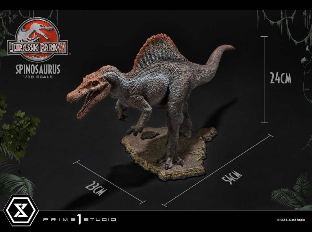 ★完全限定品★スピノサウルス★ プライム1スタジオ　ジュラシックパークフィギュア