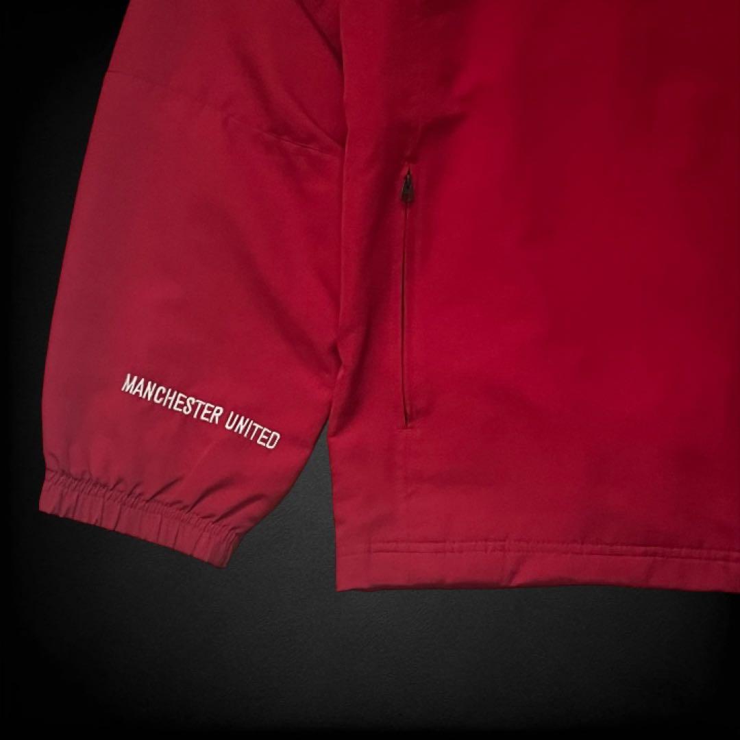 【NIKE 】マンチェスターユナイテッド ナイロンジャケット レッド フルジップ