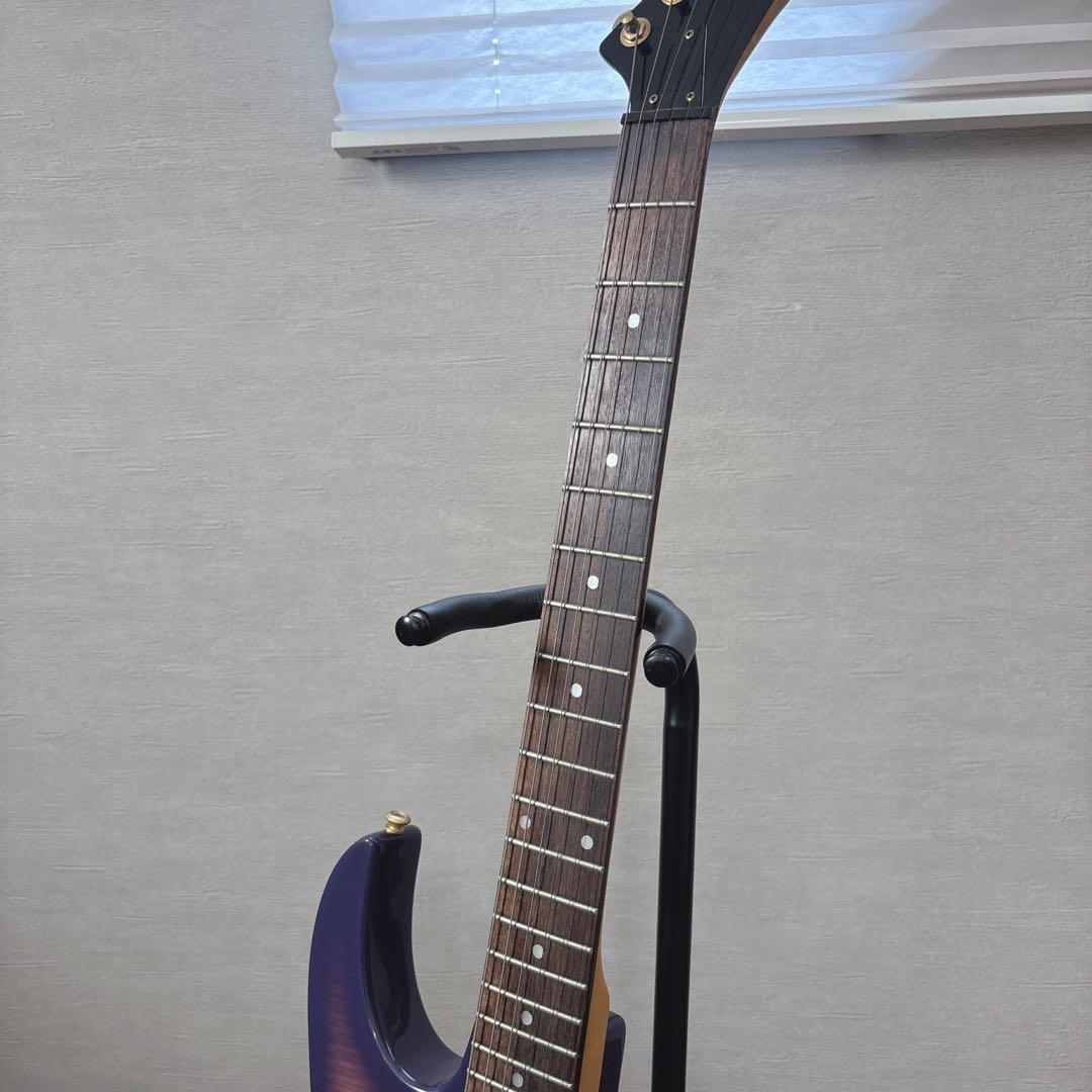 【美品】photogenic ストラト エレキギター メイプル パープル