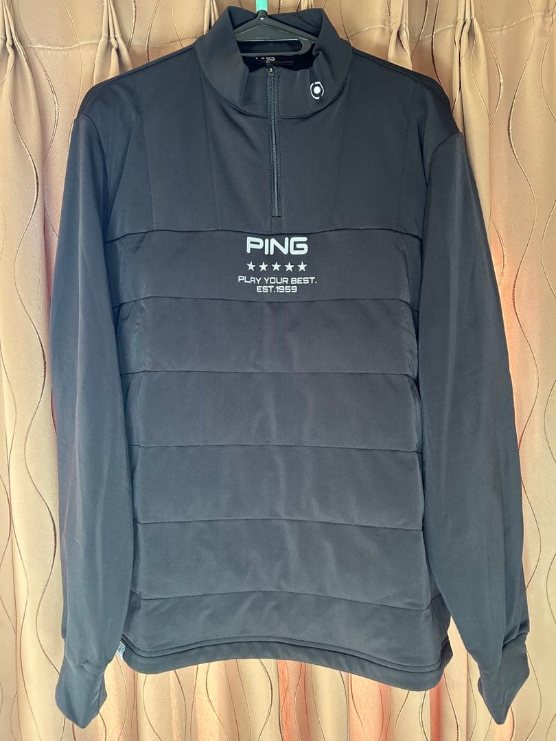 t*a様 ✳︎✳︎新品未使用✳︎✳︎PING ブラック 長袖ハーフジップシャツ