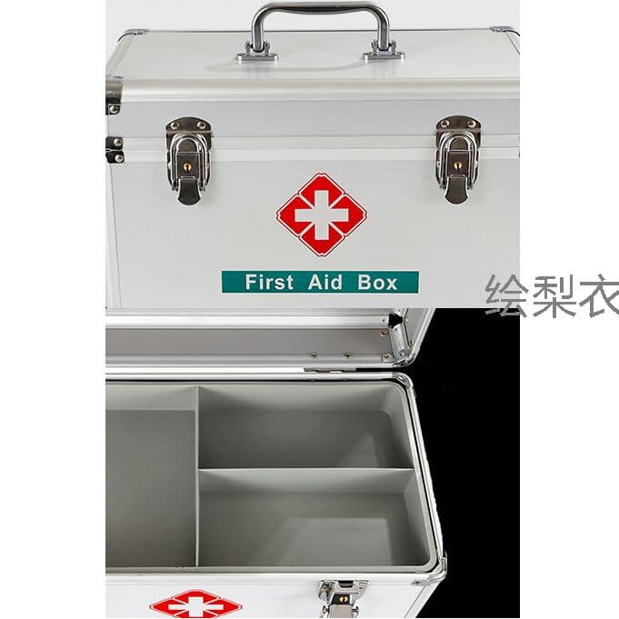 救急箱 薬箱 薬品箱 応急ボックス 多機能収納ケース S:30*17*19cm