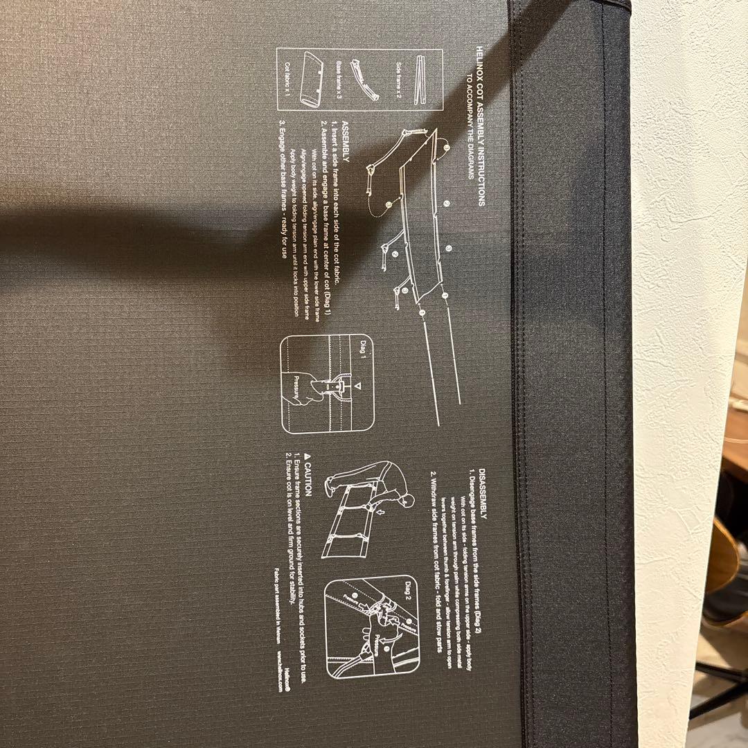 Helinox 軽量コット ブラック