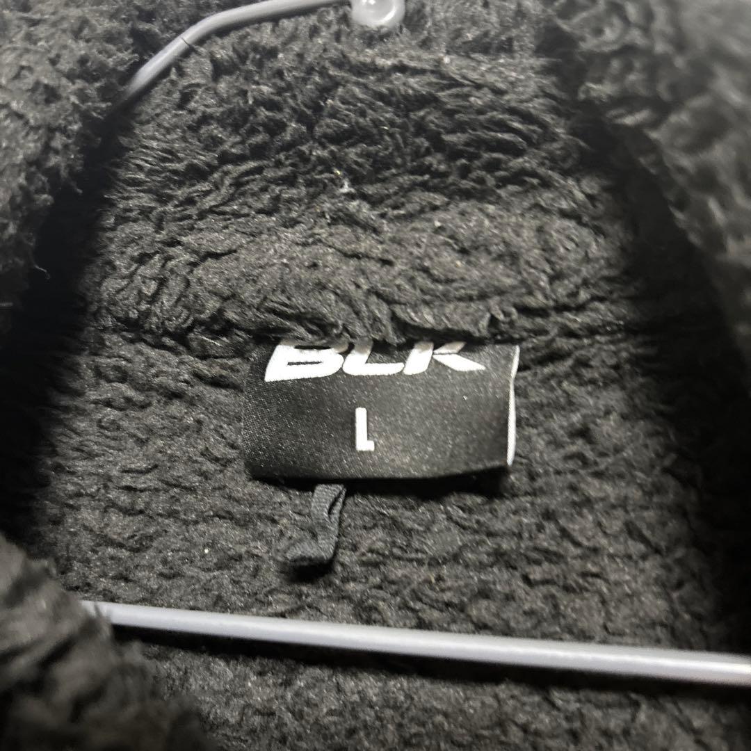 【極美品】BLK✨フリースジャケット　ラグビー sizeL