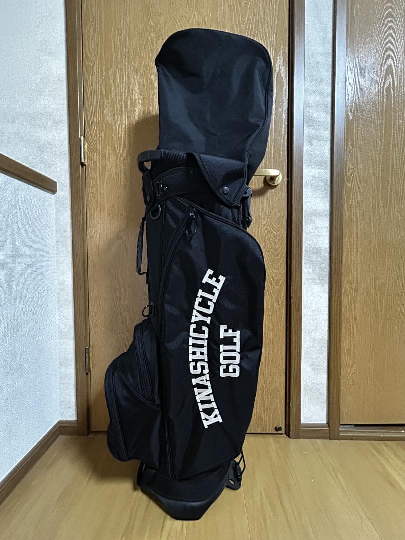 KINASHICYCLE スタンドゴルフバッグ 黒