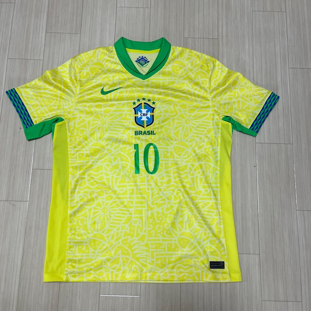 【大人気】ブラジル代表 2024 ホーム ユニフォーム 10.ロドリゴ