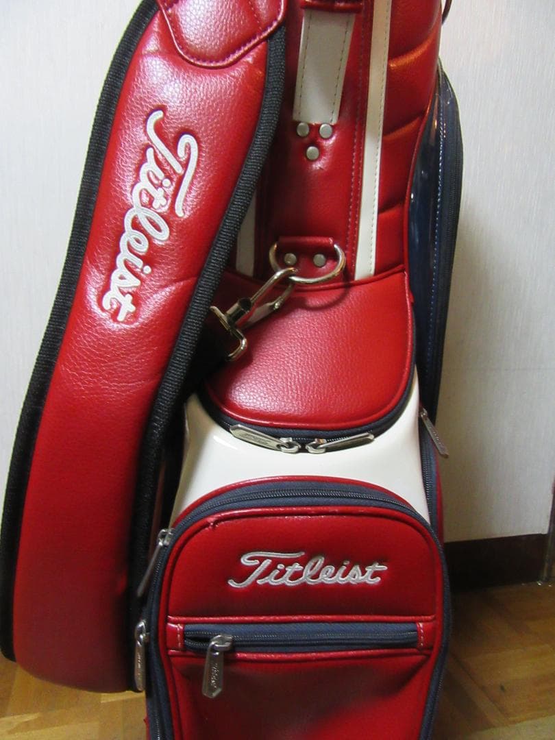 ★☆★Titleist★タイトリスト★ゴルフバック★フードなし★赤★☆★