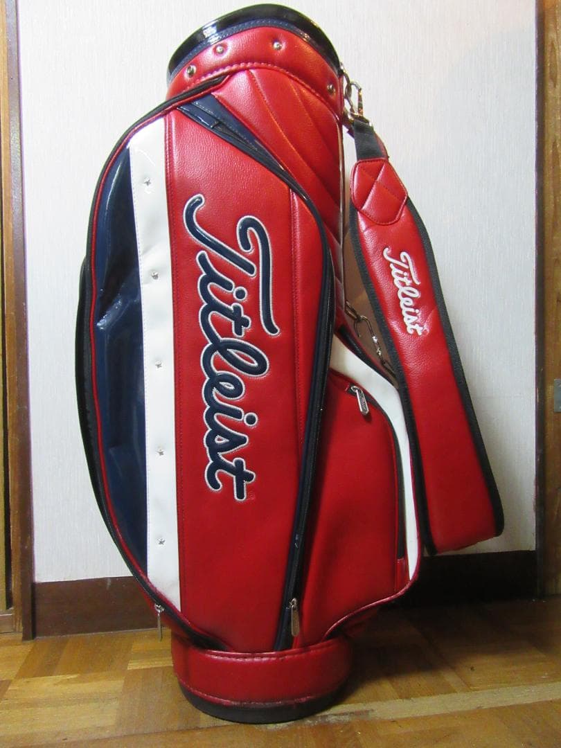 ★☆★Titleist★タイトリスト★ゴルフバック★フードなし★赤★☆★