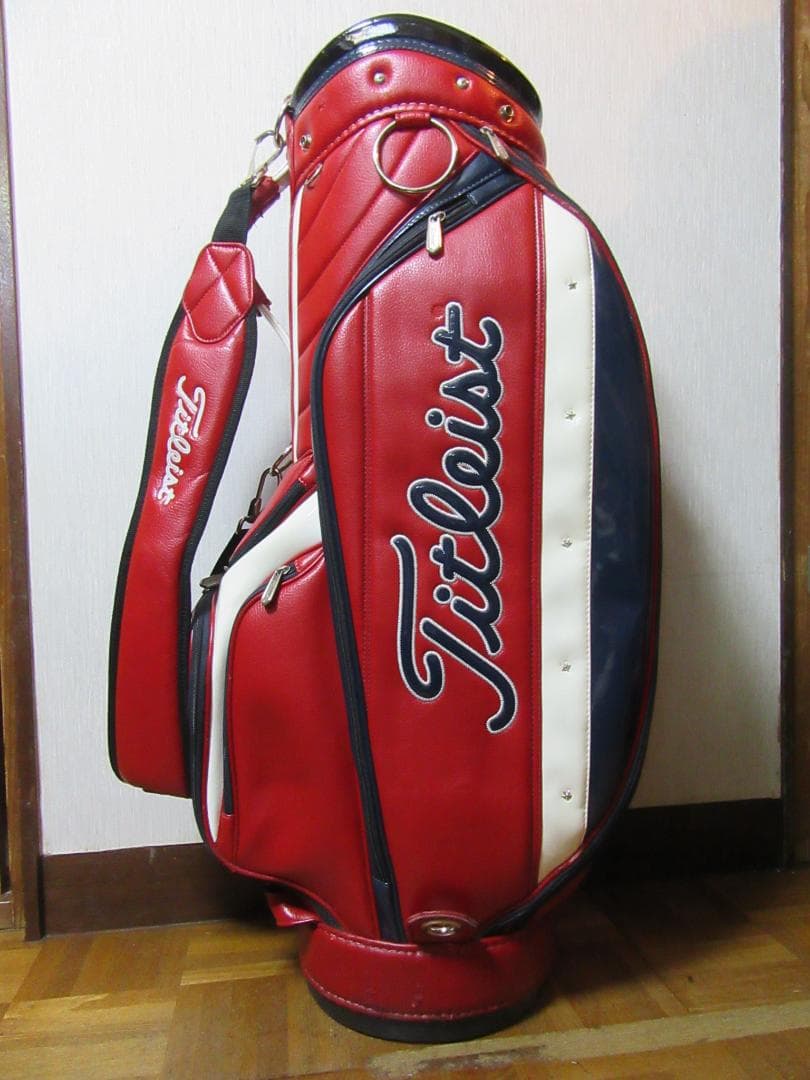 ★☆★Titleist★タイトリスト★ゴルフバック★フードなし★赤★☆★