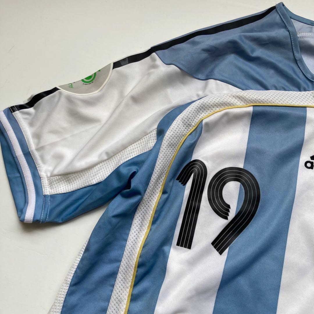 ウェア aregentina adidas 2006 messi game shirt