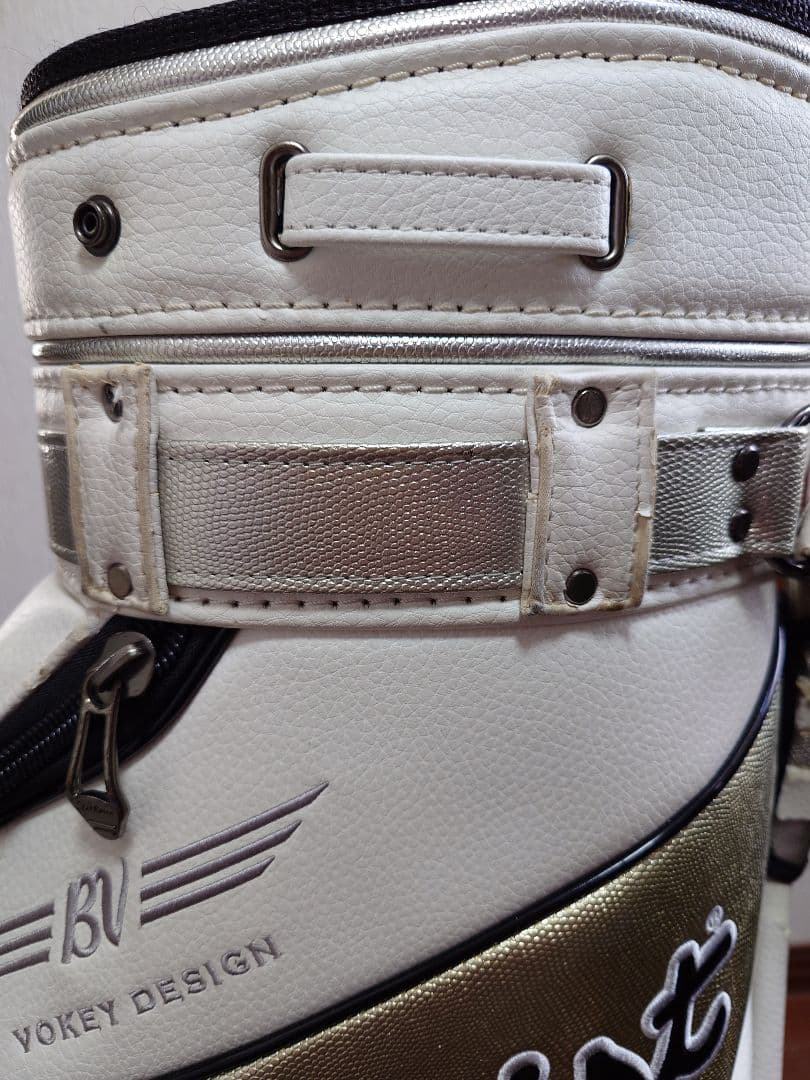 Titleist ホワイト キャディバッグ タイトリスト