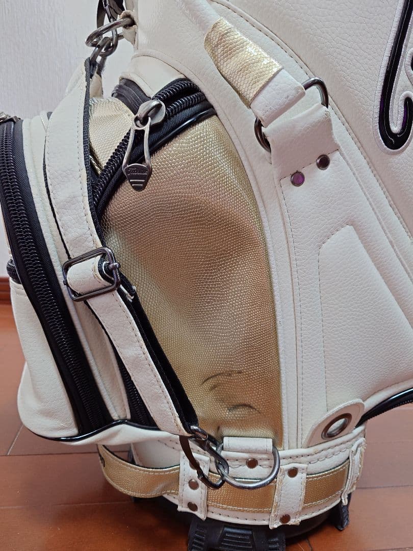 Titleist ホワイト キャディバッグ タイトリスト