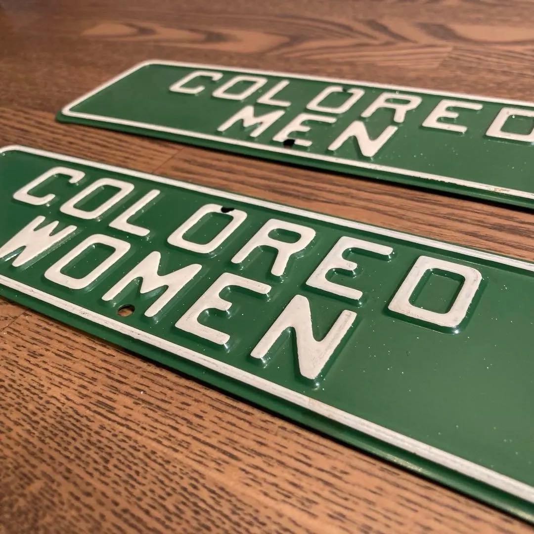 Super rare❗️2vintage l toilet signs
