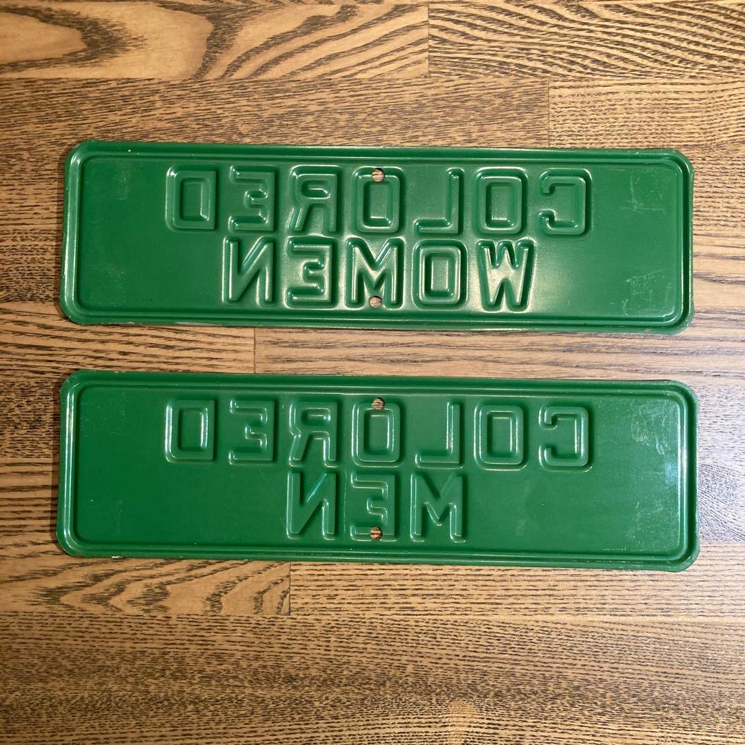 Super rare❗️2vintage l toilet signs