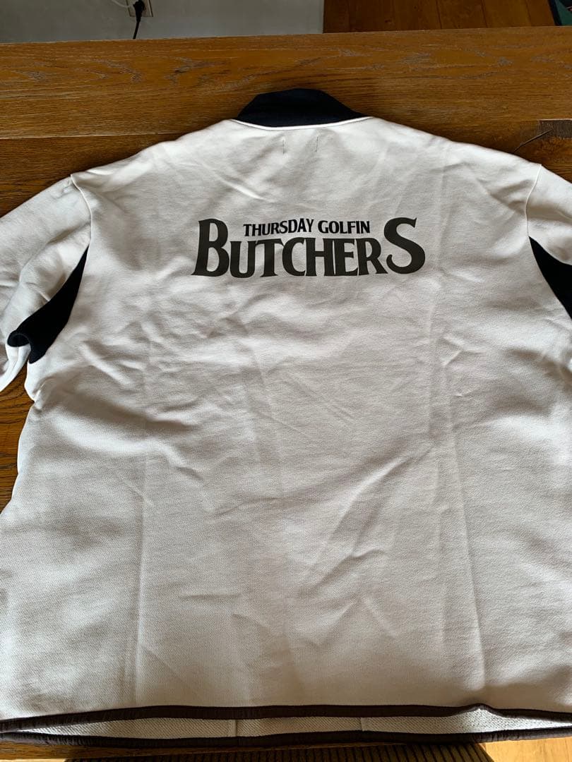 THURSDAY GOLF IN BUTCHERS ハーフジップスウェッMサイズ