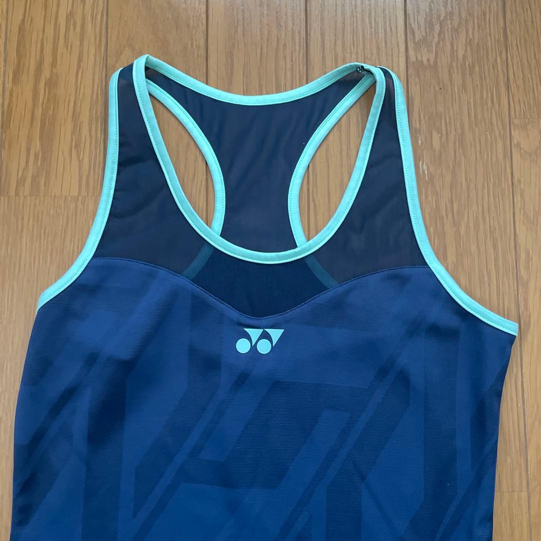 YONEX ネイビー ワンピース テニスウェア タンクトップ レディース 紺色