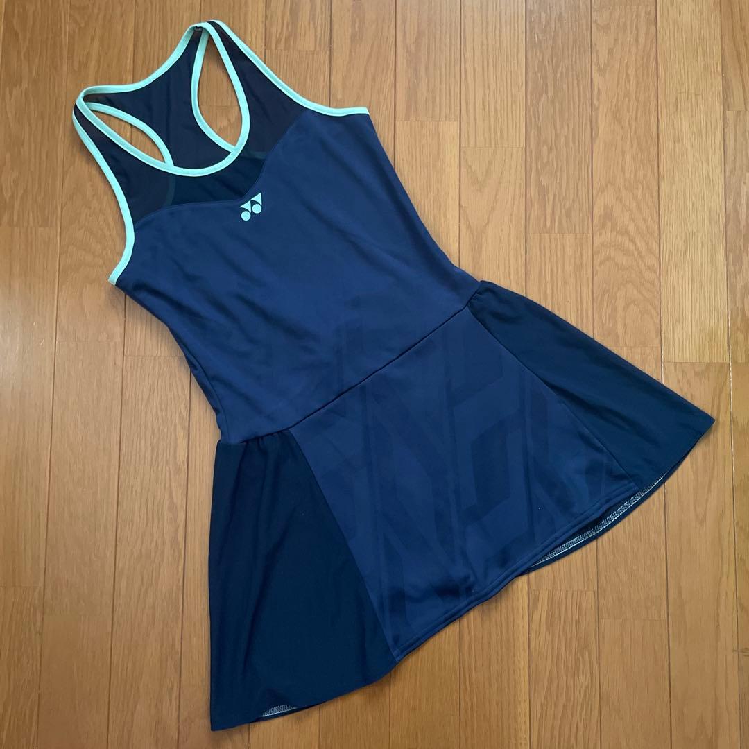 YONEX ネイビー ワンピース テニスウェア タンクトップ レディース 紺色