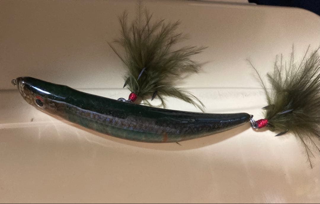 ベントミノー　86 カスタム　魚皮　リアルフィッシュハードルアー