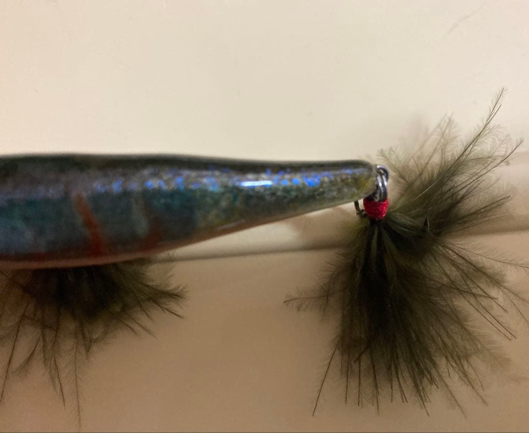 ベントミノー　86 カスタム　魚皮　リアルフィッシュハードルアー