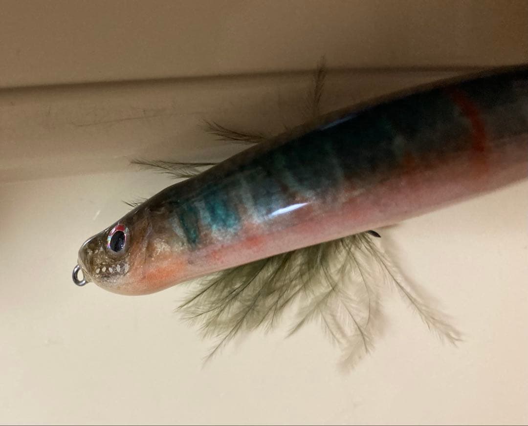 ベントミノー　86 カスタム　魚皮　リアルフィッシュハードルアー