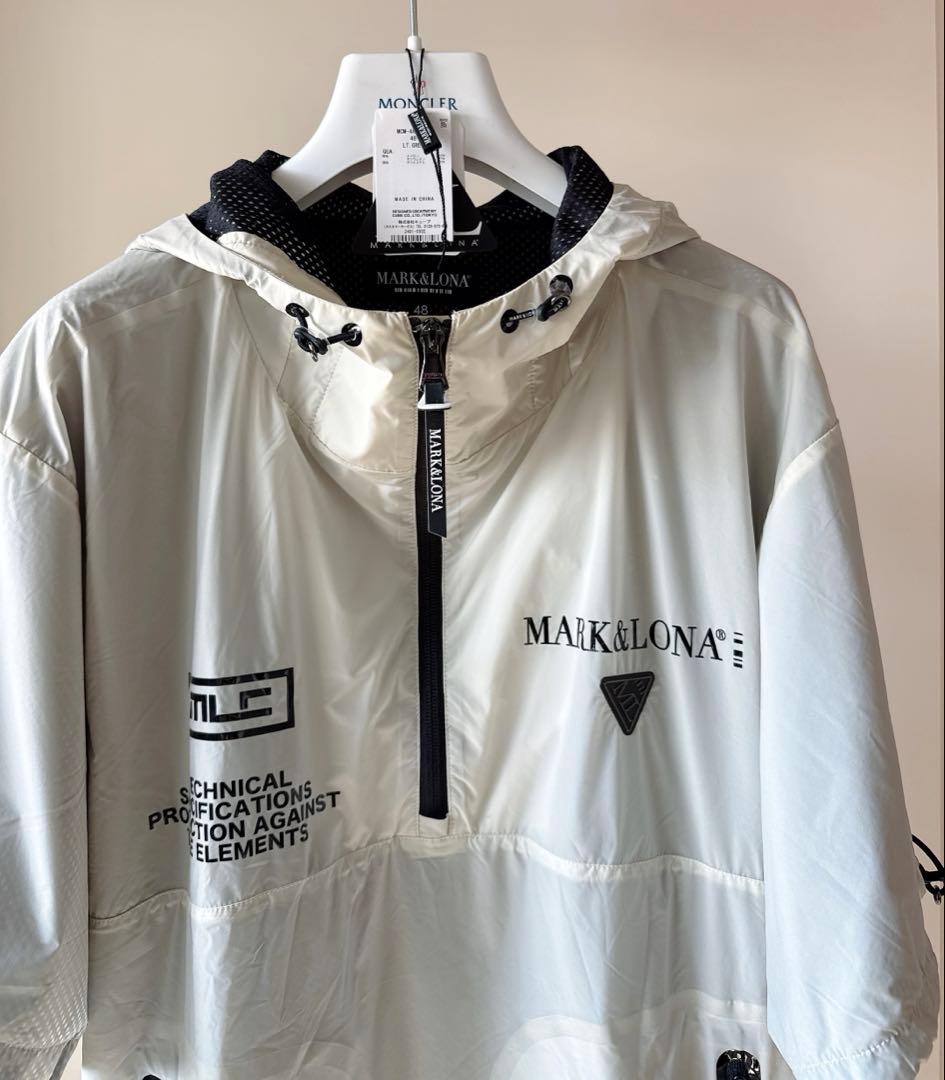 美品 ★ MARK&LONA プルオーバー グレー アウター マーク&ロナ