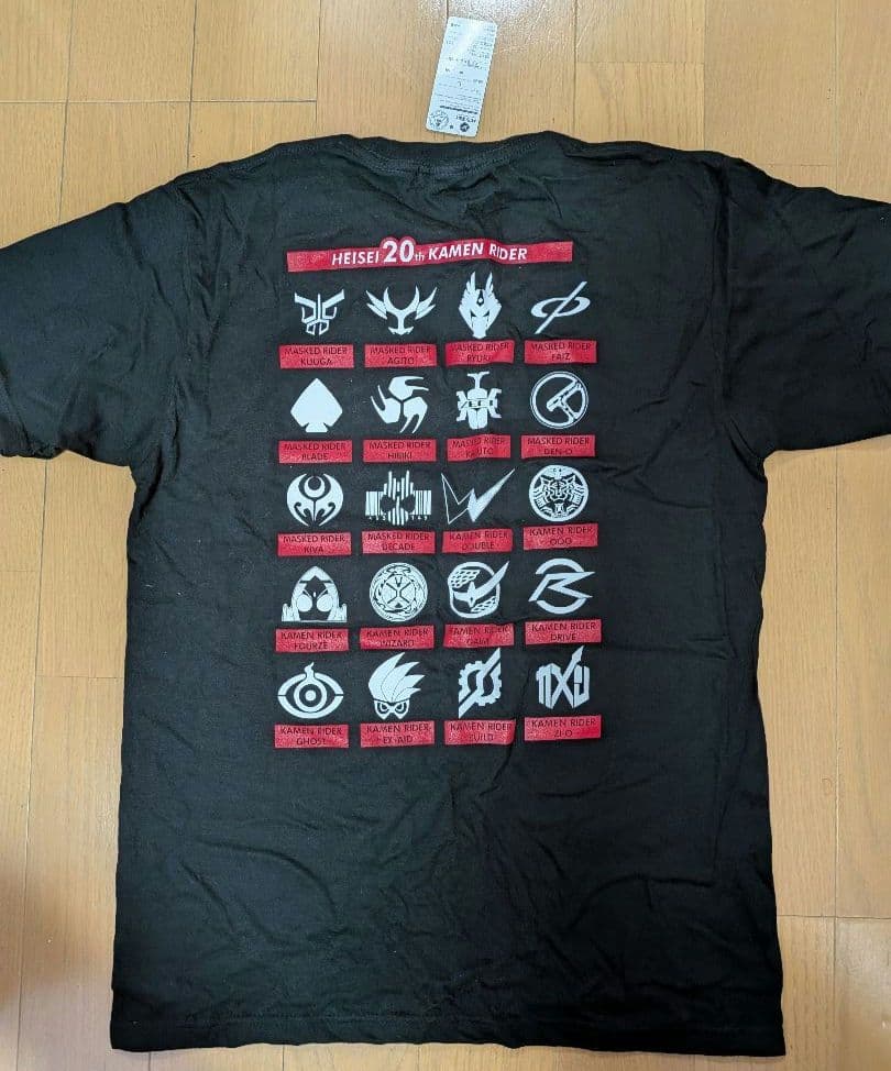 平成仮面ライダー　Kamen Rider Tシャツ　2セット　オマケタオル付