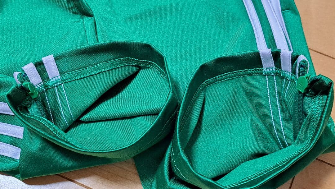 【美品】adidas アディダス ファイヤーバード トラックパンツ グリーン
