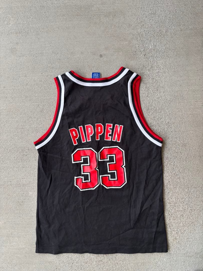 ピッペンユニフォーム　90年代　チャンピオン　シカゴブルズ　古着