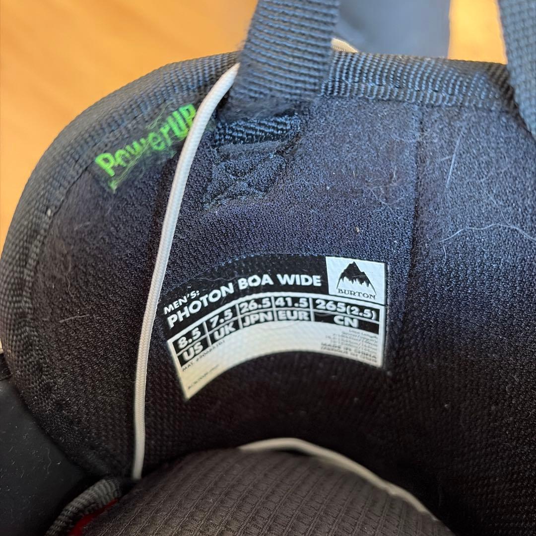BURTON PHOTON ブラックスノーボードブーツ