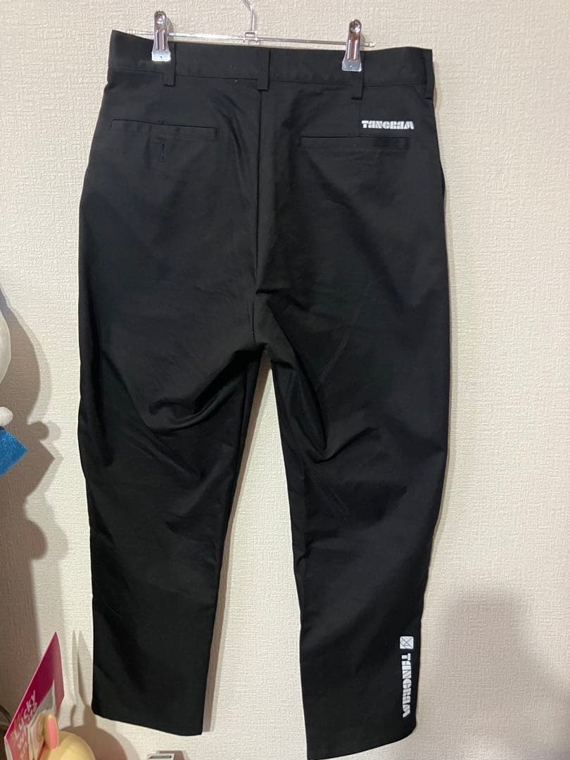 即発送TANGRAMタングラム　ゴルフ　チノパン　ブラック　Mサイズ