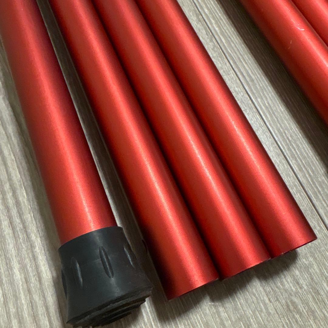 SHA33 スノーピーク ウイングポール レッド 240cm/280cm