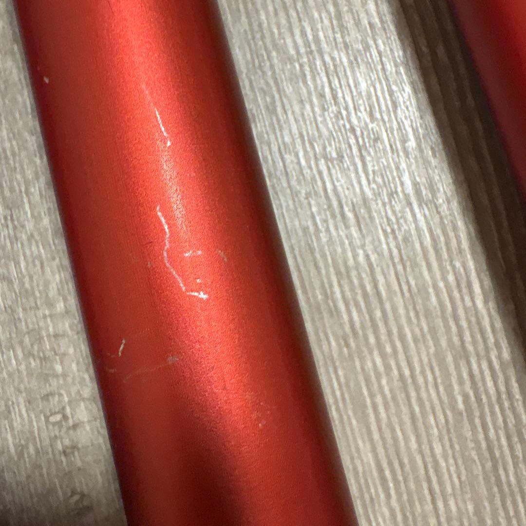 SHA33 スノーピーク ウイングポール レッド 240cm/280cm