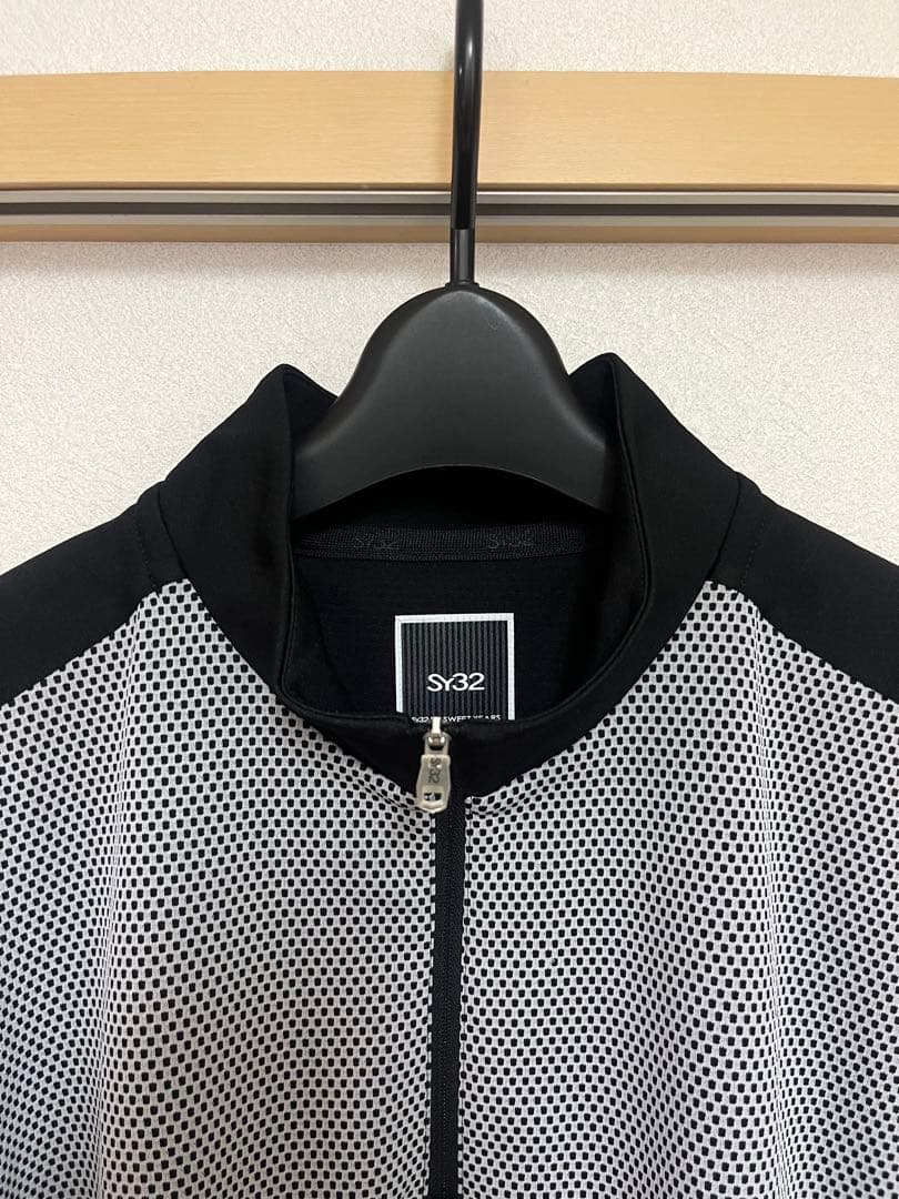 メンズウェア SY32 DIMPLE MESH ZIP UP MOCK