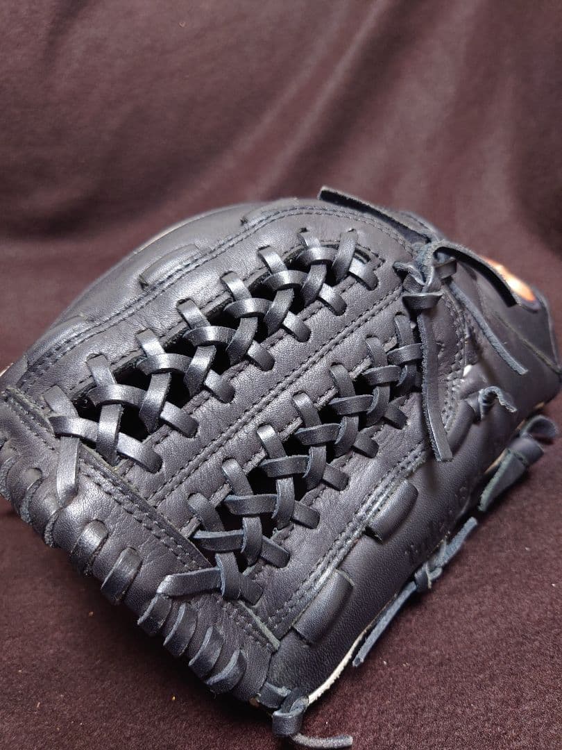 《中古・レストア》asics　軟式・左投げオールラウンド用グローブ
