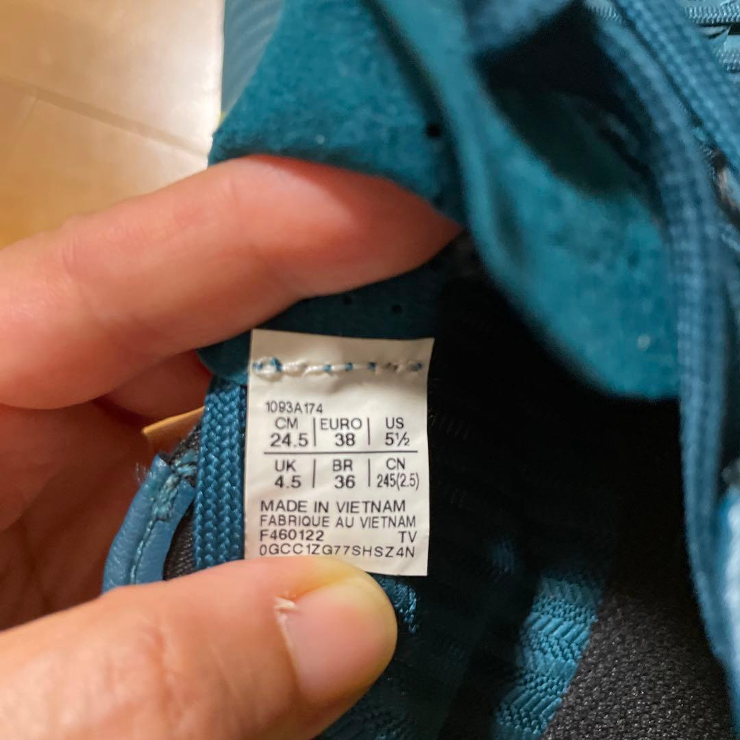 ASICS スパイク24.5 cm グリーン/イエロー SPEED