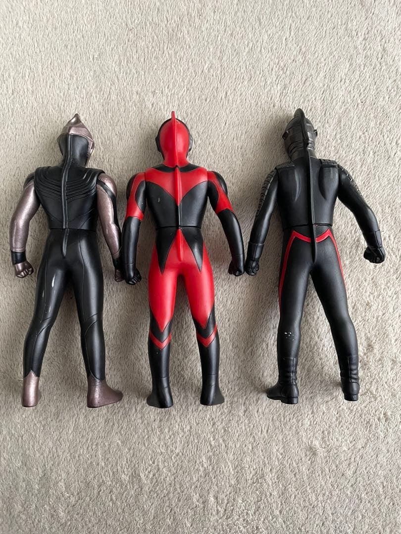 ウルトラマンフィギュア 3体セット ウルトラダーク、セブンダーク、ティガダーク