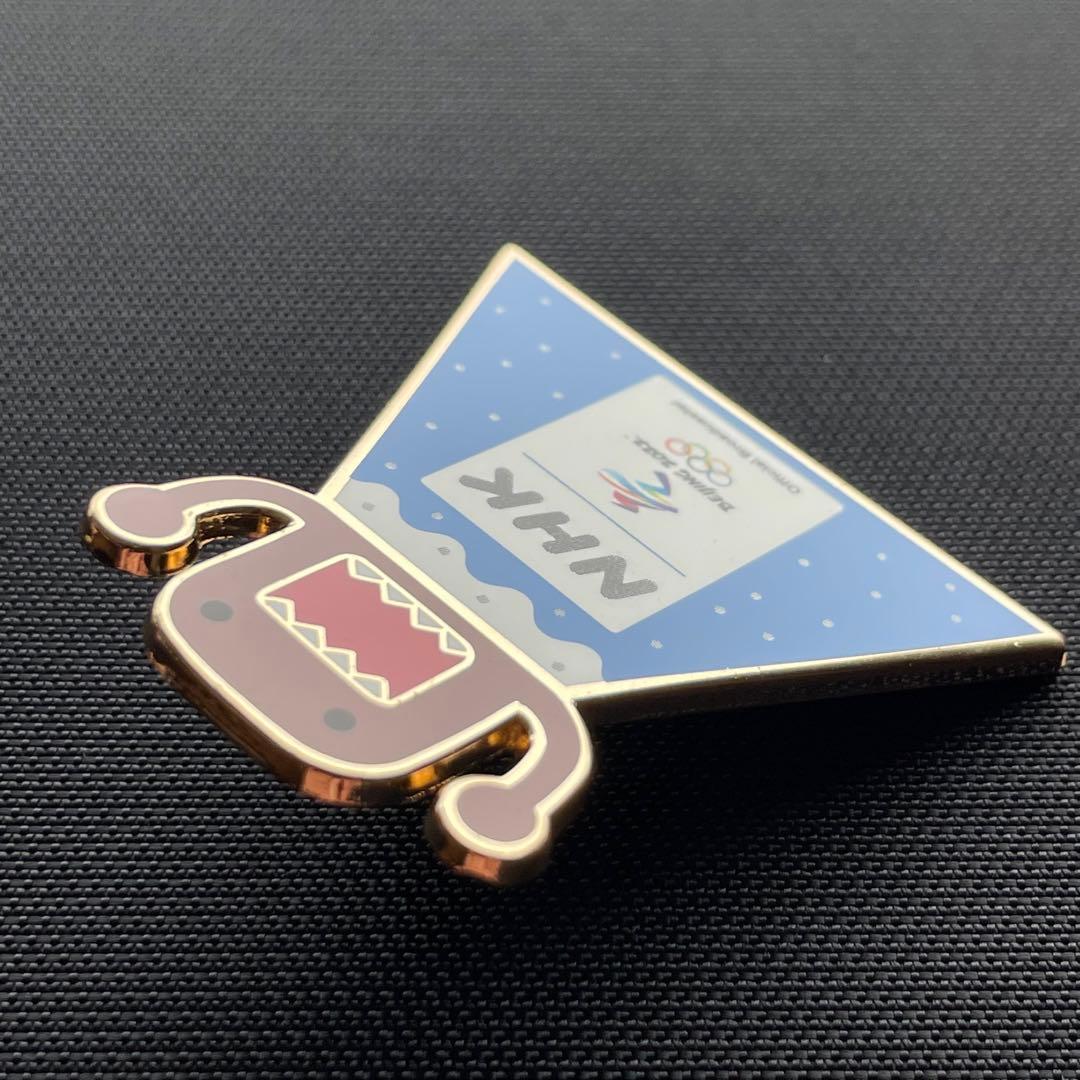 【非売品・新品】2022 北京オリンピック NHK どーもくん ピンバッジ