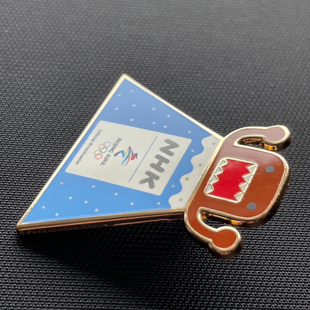【非売品・新品】2022 北京オリンピック NHK どーもくん ピンバッジ